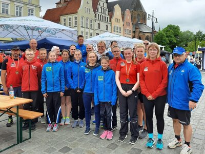 Foto zur Meldung: Rostocker Citylauf feierte Geburtstag - 51 Laager Läufer sind dabei!