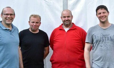 Das Orga-Team um Heino Block, Henning Brunckhorst, Christian Brase und Tobias Koch (Bild vergrößern)