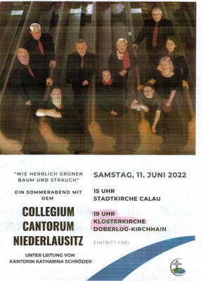 Konzert des Collegium Cantorum Niederlausitz (Bild vergrößern)