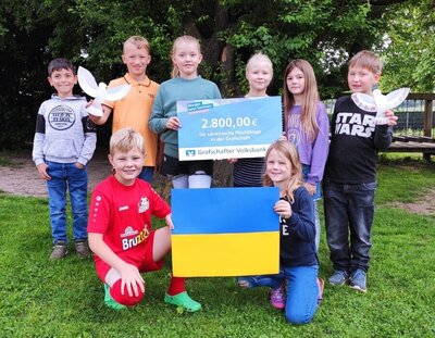 Spendenaktion von Grundschülern aus Lage bringt 2800 Euro ein