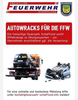 FFW sucht alte Autos