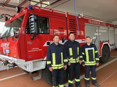 Feuerwehr Lauchhammer unterstützt in Beelitz