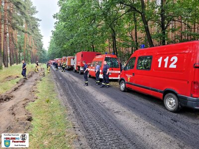 Foto zur Meldung: Kameraden zurück vom Waldbrandeinsatz