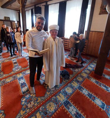 Besuch in der Moschee