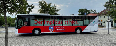 Der mobile Impfbus - unterwegs im Havelland