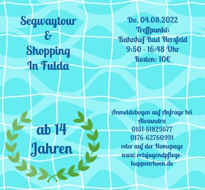 Segwaytour & Shopping in Fulda (Bild vergrößern)