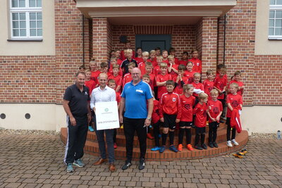 Foto zur Meldung: 13.Fußballcamp des ESV Lok Falkenberg - Tag 2