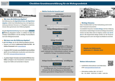 Vorschaubild der Meldung: Checkliste Grundsteuer