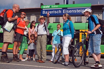 Schienenersatzverkehr zwischen Zwiesel und Bayerisch Eisenstein