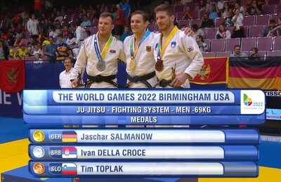 Ju-Jitsu Kämpfer Salmanow holt Gold bei den World Games nach Zeitz