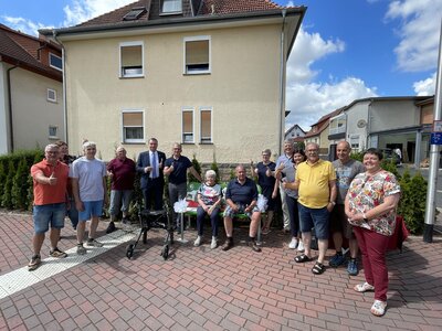Mitfahrbänke in Schenklengsfeld eingeweiht