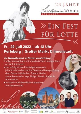 Plakat zum Lotte Lehmann Fest
