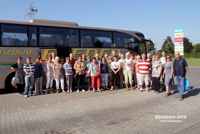 Teilnehmerinnen und Teilnehmer der Bürgerfahrt 2019 I Foto: Horst Podiebrad