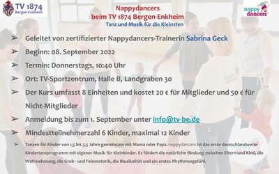 Nappydancers-Kurs ab 8. September