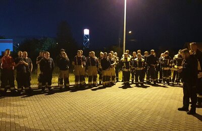 Update: Einsatz von Feuerwehrkameraden aus Ostprignitz-Ruppin beim Waldbrand im Landkreis Elbe-Elster