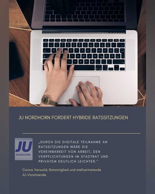 JU Nordhorn fordert hybride Ratssitzungen