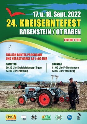 Kreiserntefest am 17. und 18.9. in Rabenstein