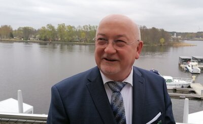 László Ungvári, Kandidat für das Bürgermeisteramt in Wildau. Foto: Dörthe Ziemer