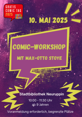 10.05.25 "Gratis Comic Tag" in der Stadtbibliothek