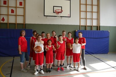 Unsere Basketballer im Neuen Dress