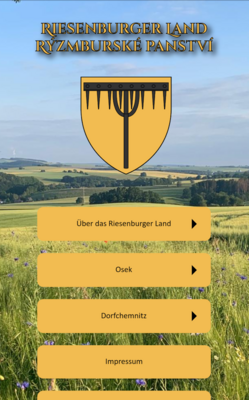 App 'Riesenburger Land' zu Geschichte und Kultur der Partnerstädte Osek und Dorfchemnitz fertig