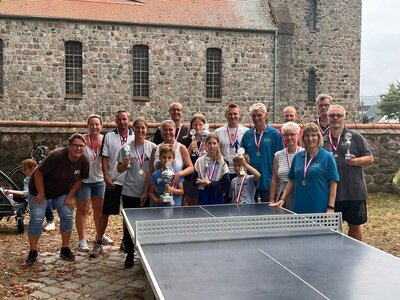 Foto zur Meldung: 1. Tischtennisturnier Zinndorf