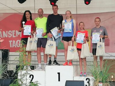 Foto zur Meldung: Laager Ausdauersportler rocken den 16. BüWo Bützower Citylauf