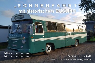 Peter Lüdke | Abbildung des historischen Büssing-Busses
