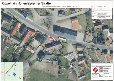 Hohenleipischer Straße in Oppelhain gesperrt