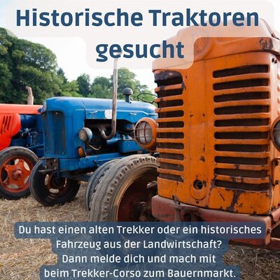 Historische Traktoren gesucht