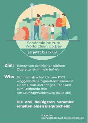 Meldung: World Clean Up Day