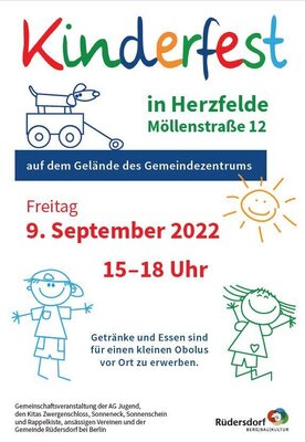 Kinderfest in Herzfelde am 09.09.2022
