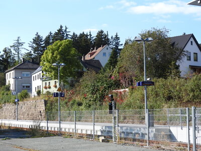 Gleisbauarbeiten Bahnstrecke Hof – Bad Steben (Bild vergrößern)