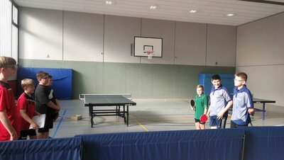 1. Tischtennis Meisterschaftsspiel der Jugend (Bild vergrößern)