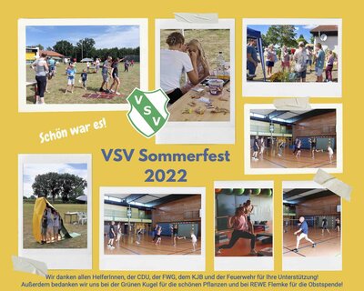 VSV Sommerfest 2022 - schön war es!