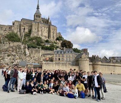 Auf Frankreichfahrt: Die Klassen 9b und 10a in der Bretagne und in Paris