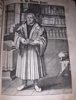 Luther-Bibel aus dem Jahr 1663 (Verlag Stern in Lüneburg)