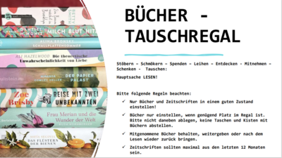 Neues Bücher-Tauschregal in Sarau (Bild vergrößern)