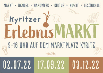 Alles rund um die Kartoffel - 2. Kyritzer Erlebnismarkt am 17. September – Händler- und Ausstelleranmeldungen noch möglich - Kartoffelrezepte gesucht