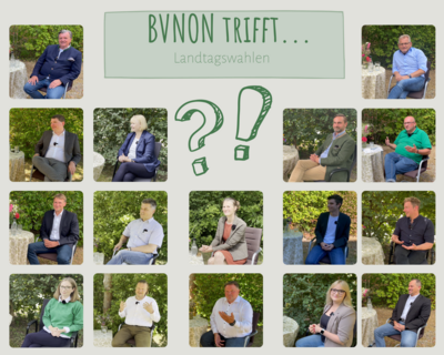 „BVNON trifft …“ - Interviews zu den Landtagswahlen 2022 jetzt online