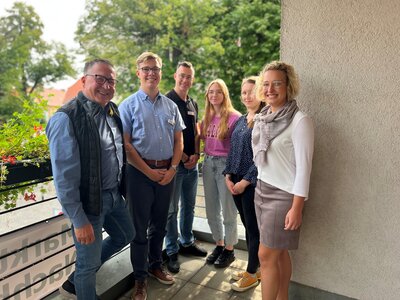 Foto zur Meldung: Stadt Lübbenau/Spreewald begrüßt neue Auszubildende