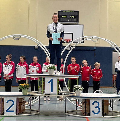 Rhönrad - Sabina Stroh qualifiziert sich für den Deutschland-Cup