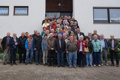 Die Teilnehmer an der Seniorenfahrt der Gemeinde Pollenfeld.