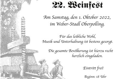 Oberpollinger Weinfest (Bild vergrößern)
