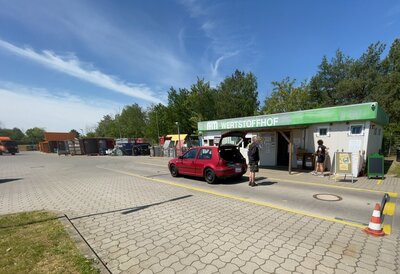 Modernisierung des APM-Wertstoffhofes in Teltow ab 4.10.22