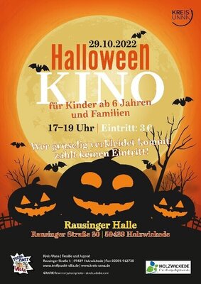 Foto zur Meldung: Halloween-Kino für Kinder ab 6 Jahren und Familien am 29.10.2022 ab 17.00 Uhr in der Rausinger Halle