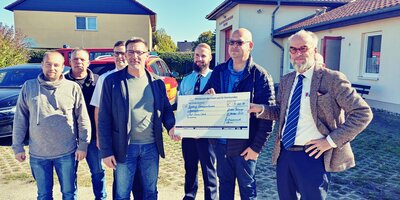 Übergabe Fördermittelbescheid - Fördermittel für die Löschwasserversorgung von vier Tiefenbrunnen im Amtsgebiet Dahme/Mark