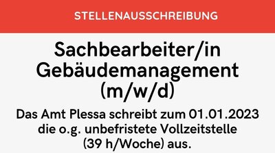 Stellenausschreibung - Sachbearbeiter/in Gebäudemanagement (m/w/d) (Bild vergr&ouml;&szlig;ern)