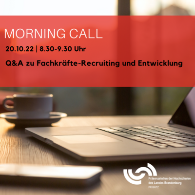 Tipps zu Fachkräfte-Recruiting und Personalentwicklung im Morning Call (Bild vergrößern)