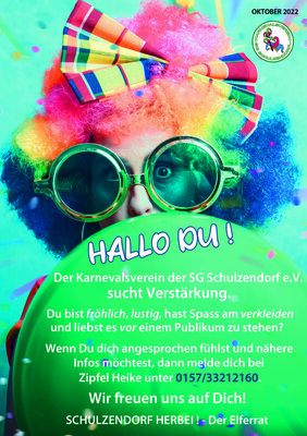 Der Karneval in Schulzendorf sucht Nachwuchs
